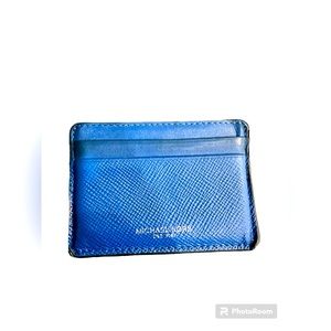 SOLD-Michael Kors Leather Card Case